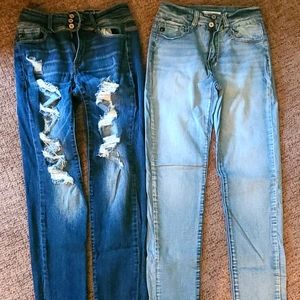 KanCan high rise skinny jeans - 2 pair